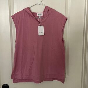 Heyson Women's Mauve/Pink Sleeveless Hoodie